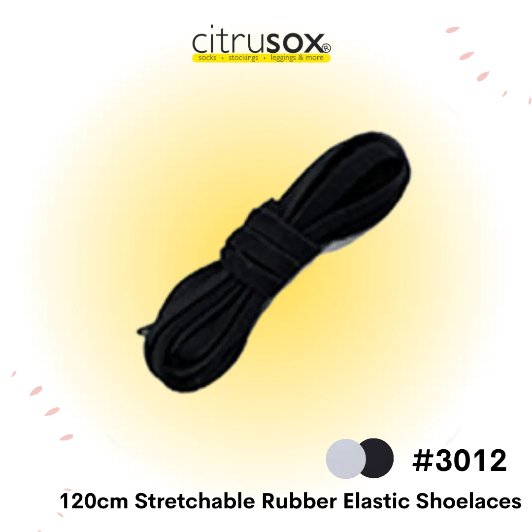 120cm Stretchable Rubber Elastic Shoelaces