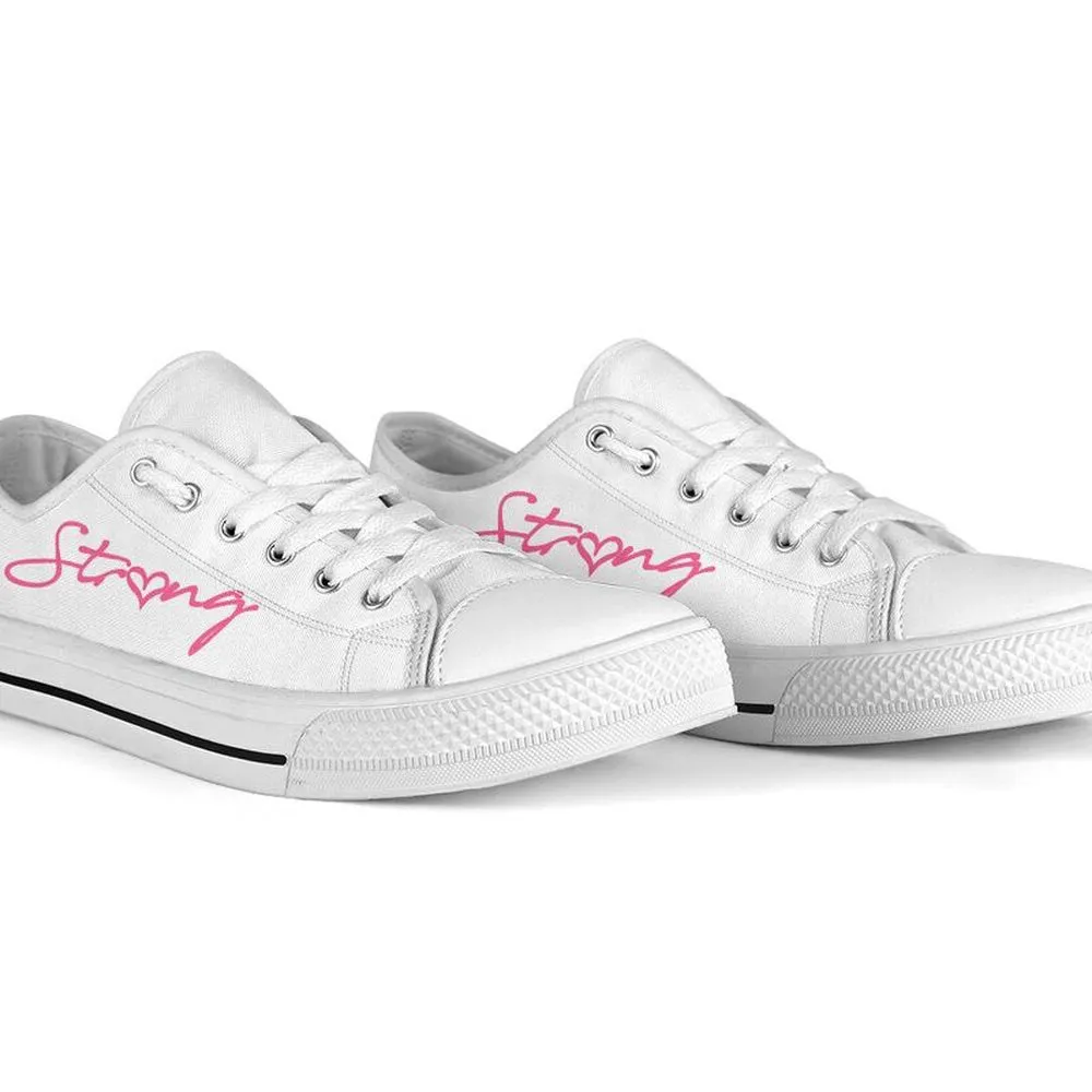 3Rd Grade Strong Pink White Shoes, Teacher Shoes, Low Top Sneakers