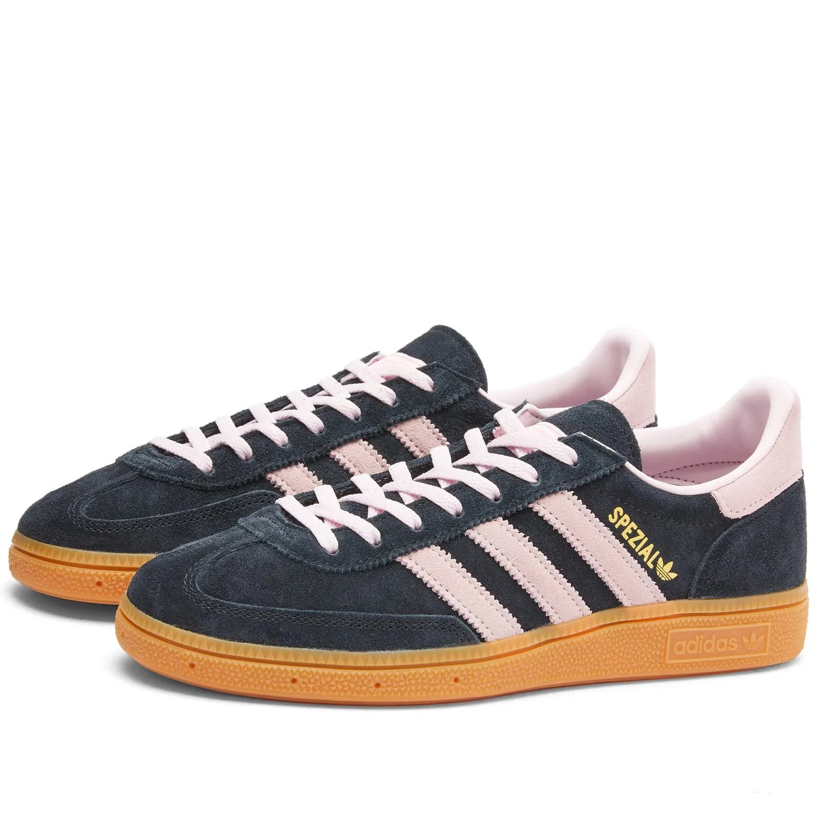 Adidas Handball Spezial in Core Black, Clear Pink & Gum