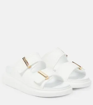 Alexander McQueen rubber slippers, white