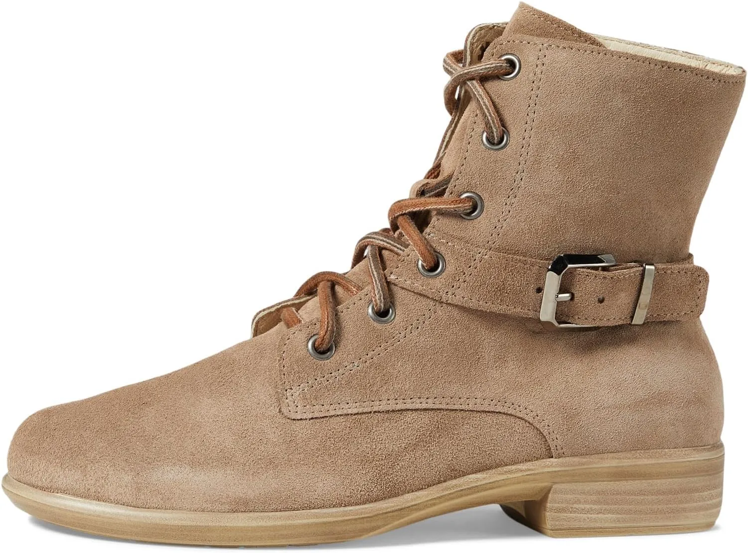 Alize Naot Lace-Up Boots, Almond Suede