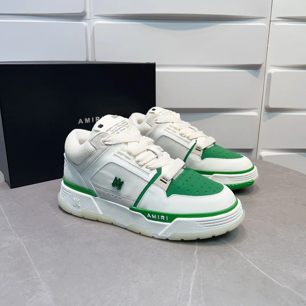 AMR MA-1 Green and White Sneakers-138