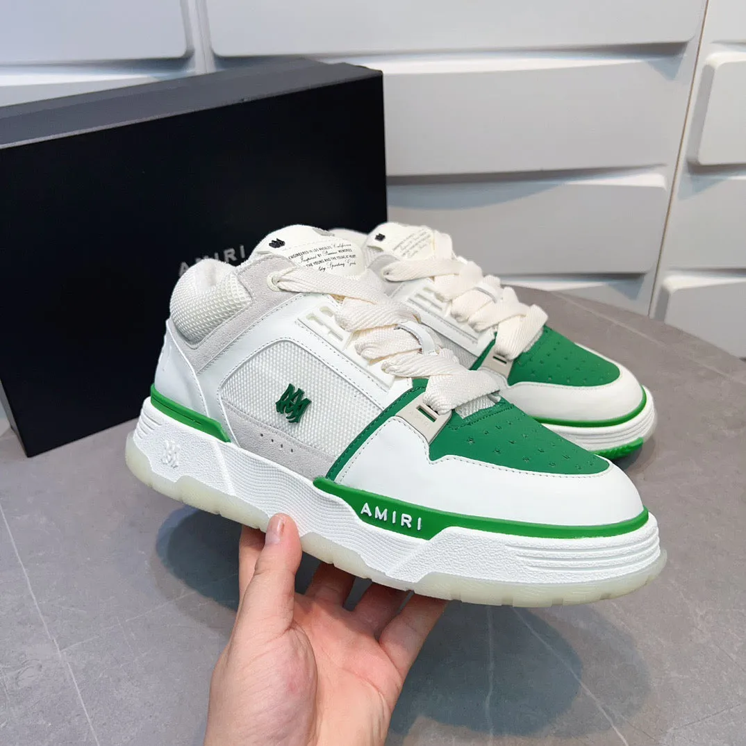 AMR MA-1 Green and White Sneakers-138