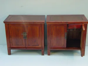 Antique Pear Wood Cabinet - Clearance