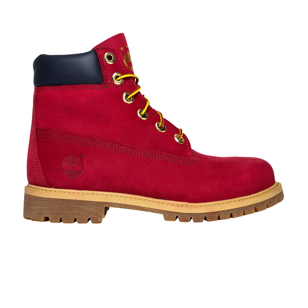 Boots 6 Inch Premium Junior Timberland, red