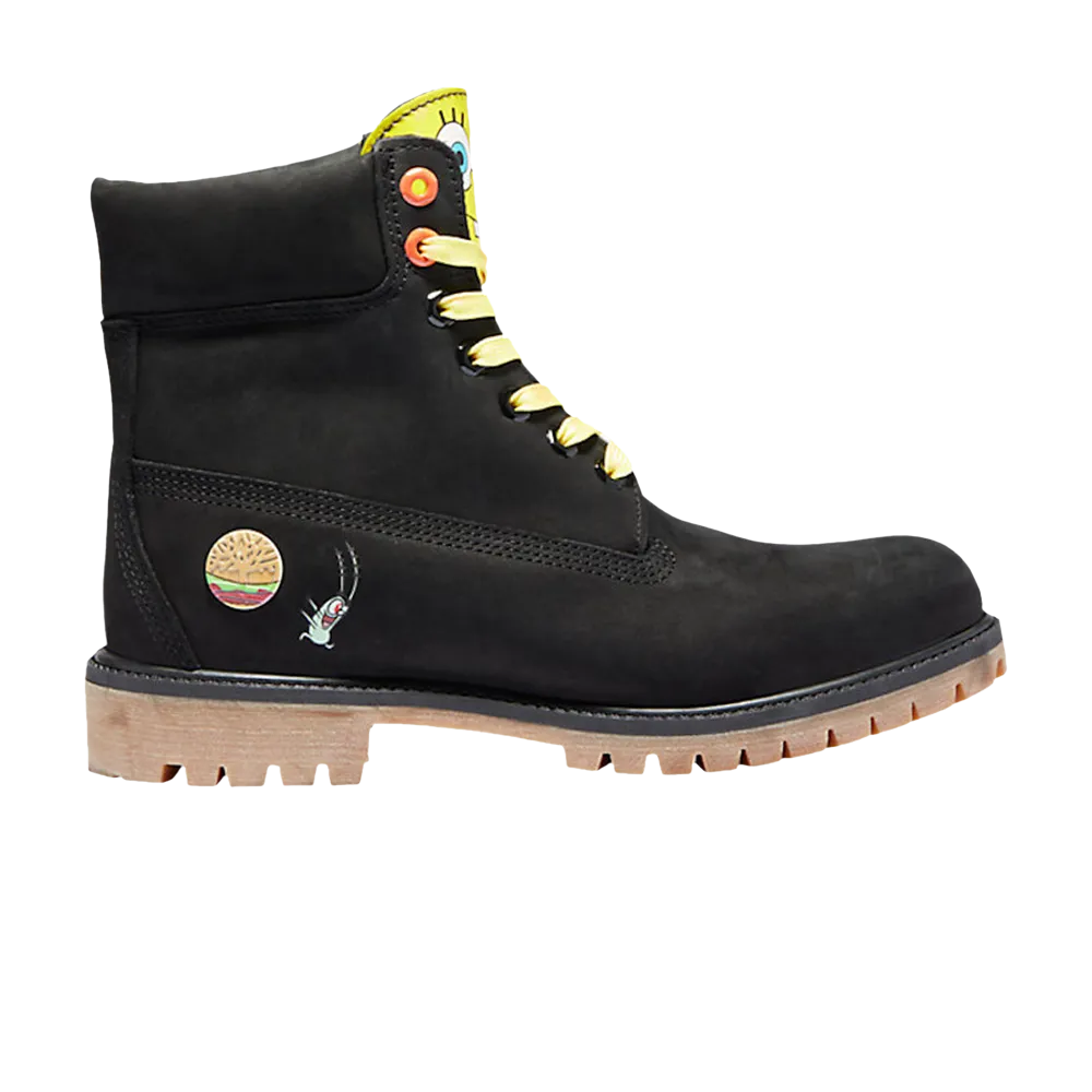 Boots SpongeBob SquarePants x 6 Inch Timberland, black