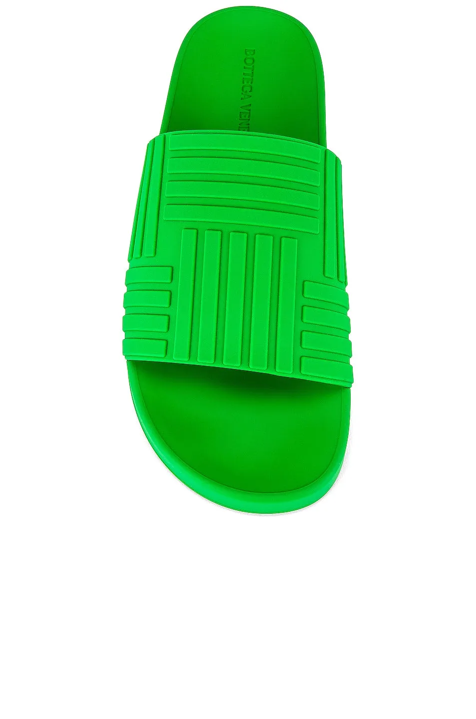 Bottega Veneta r slides, Parakeet color