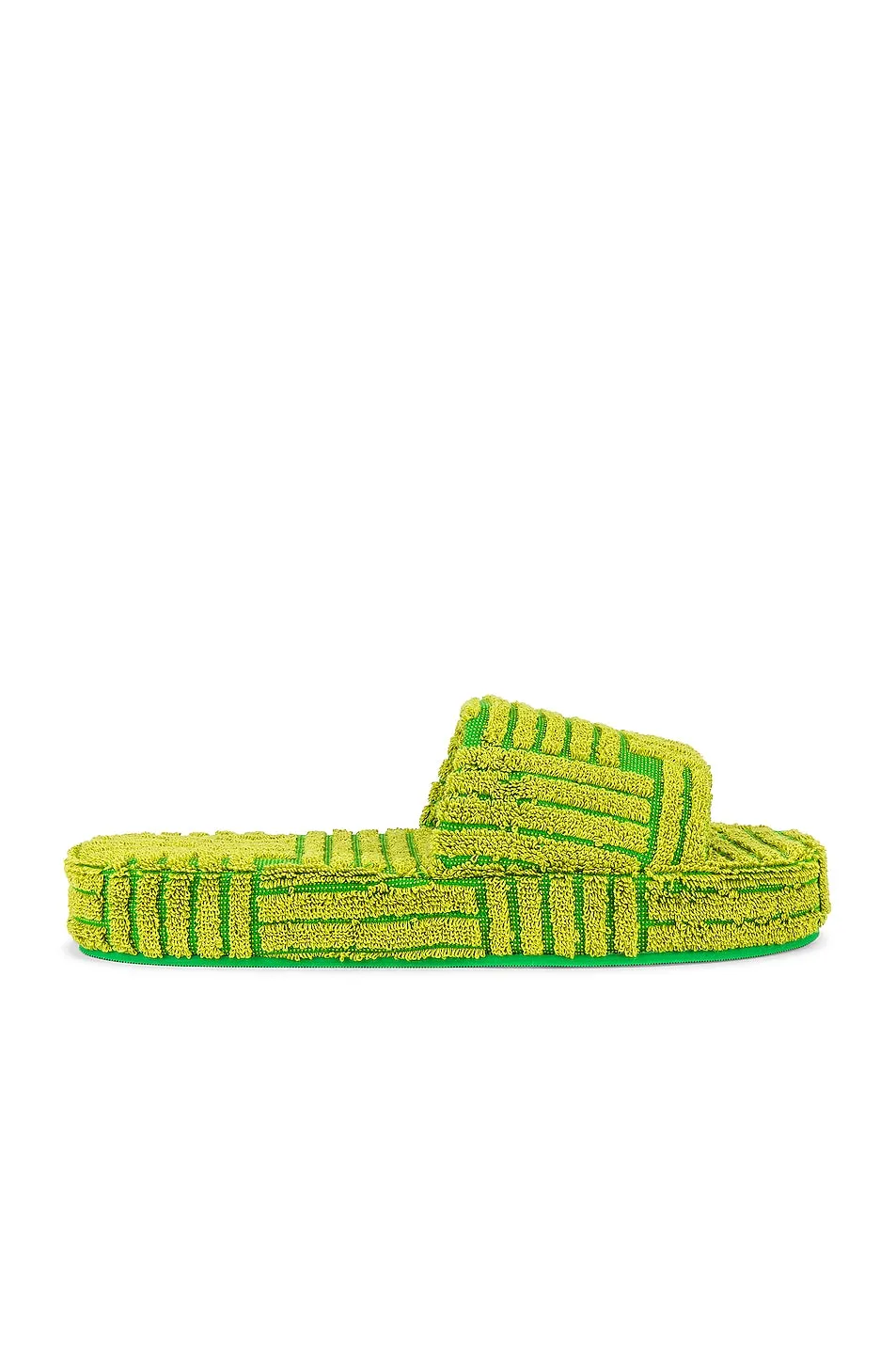 Bottega Veneta Resort slides, Parakeet & Kiwi