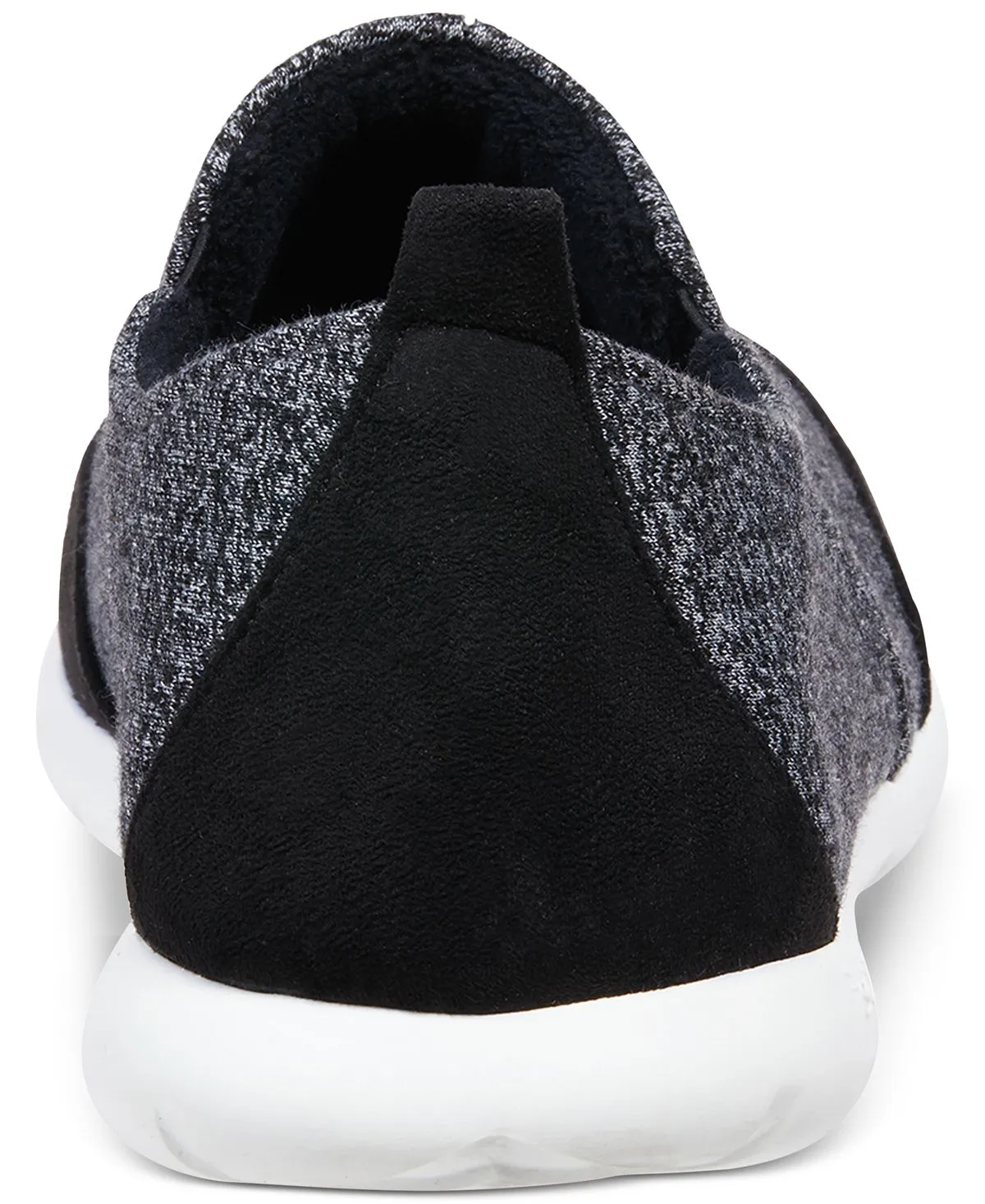 Branded men's slippers zenz sport-knit for indoor and outdoor Isotoner, black