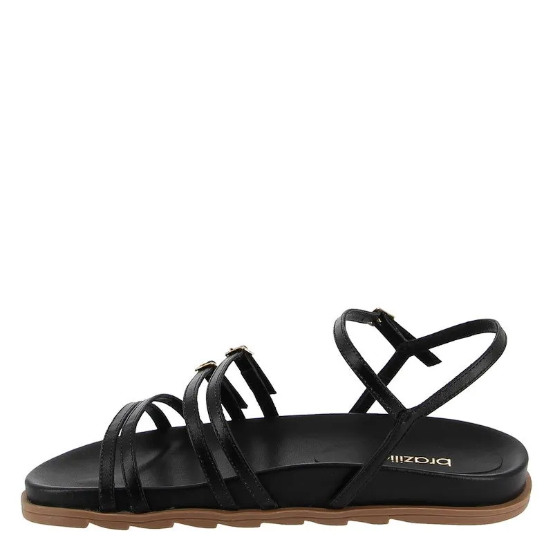 Brazilio 58231 Black Sandal