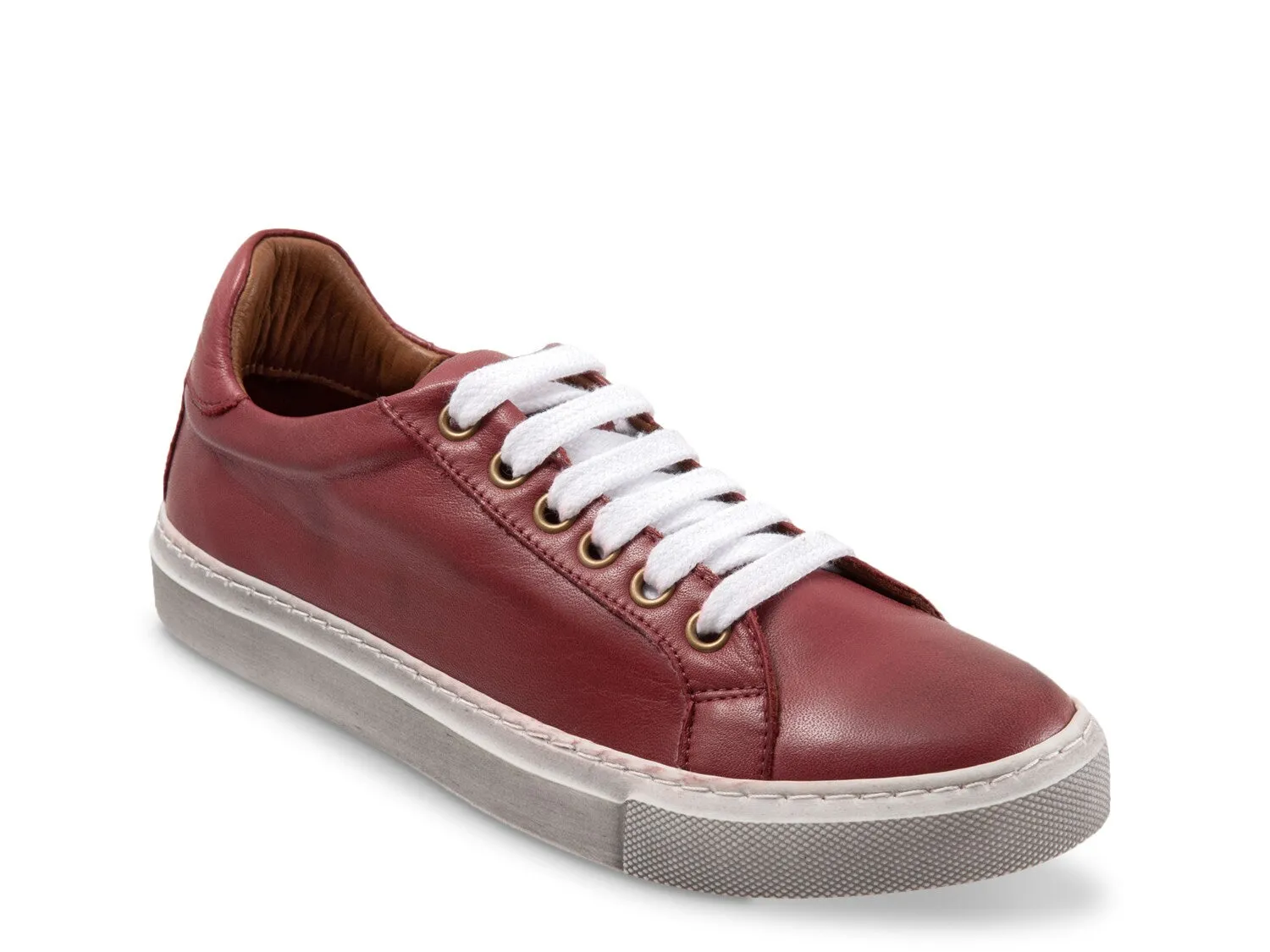 Bueno Reece platform sneakers, dark red