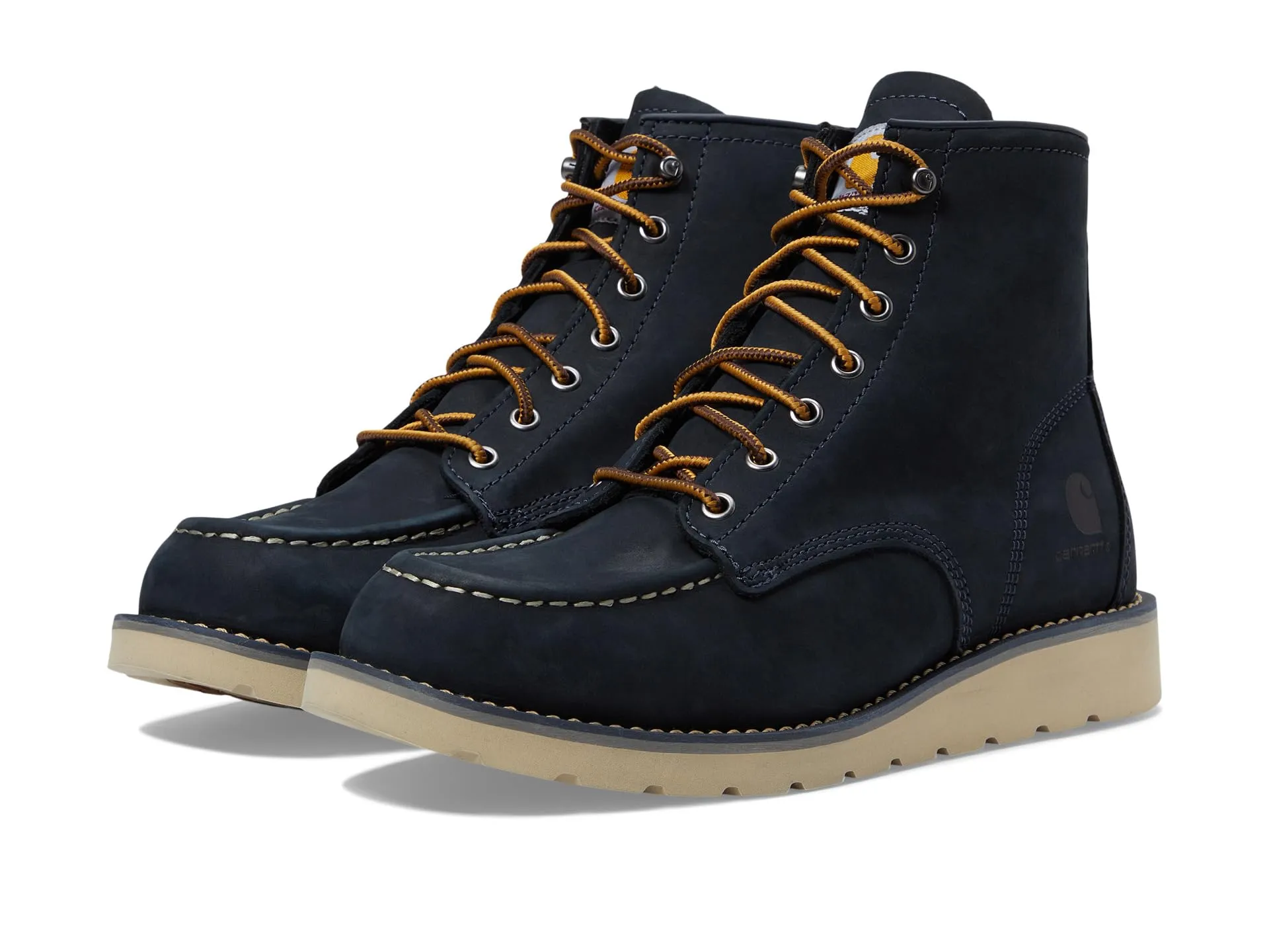 Carhartt 6" Moc Toe Wedge Boot, dark blue