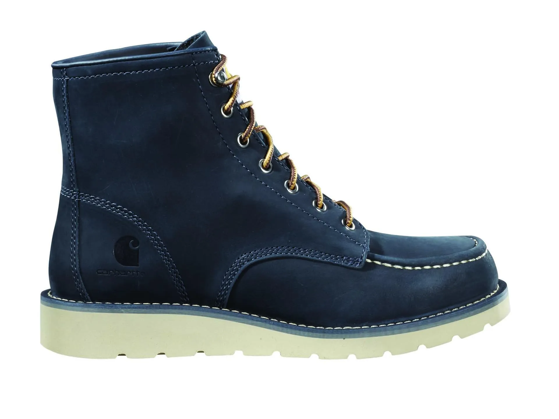 Carhartt 6" Moc Toe Wedge Boot, dark blue