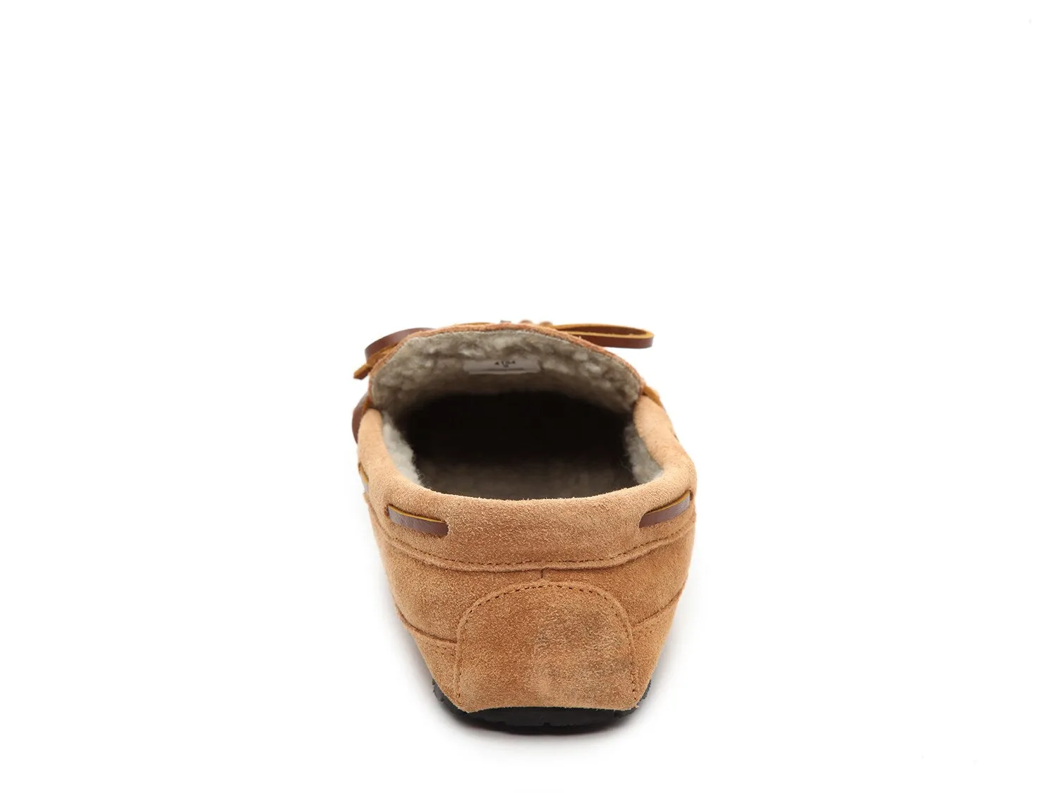 Casey Minnetonka moccasin slippers, light brown