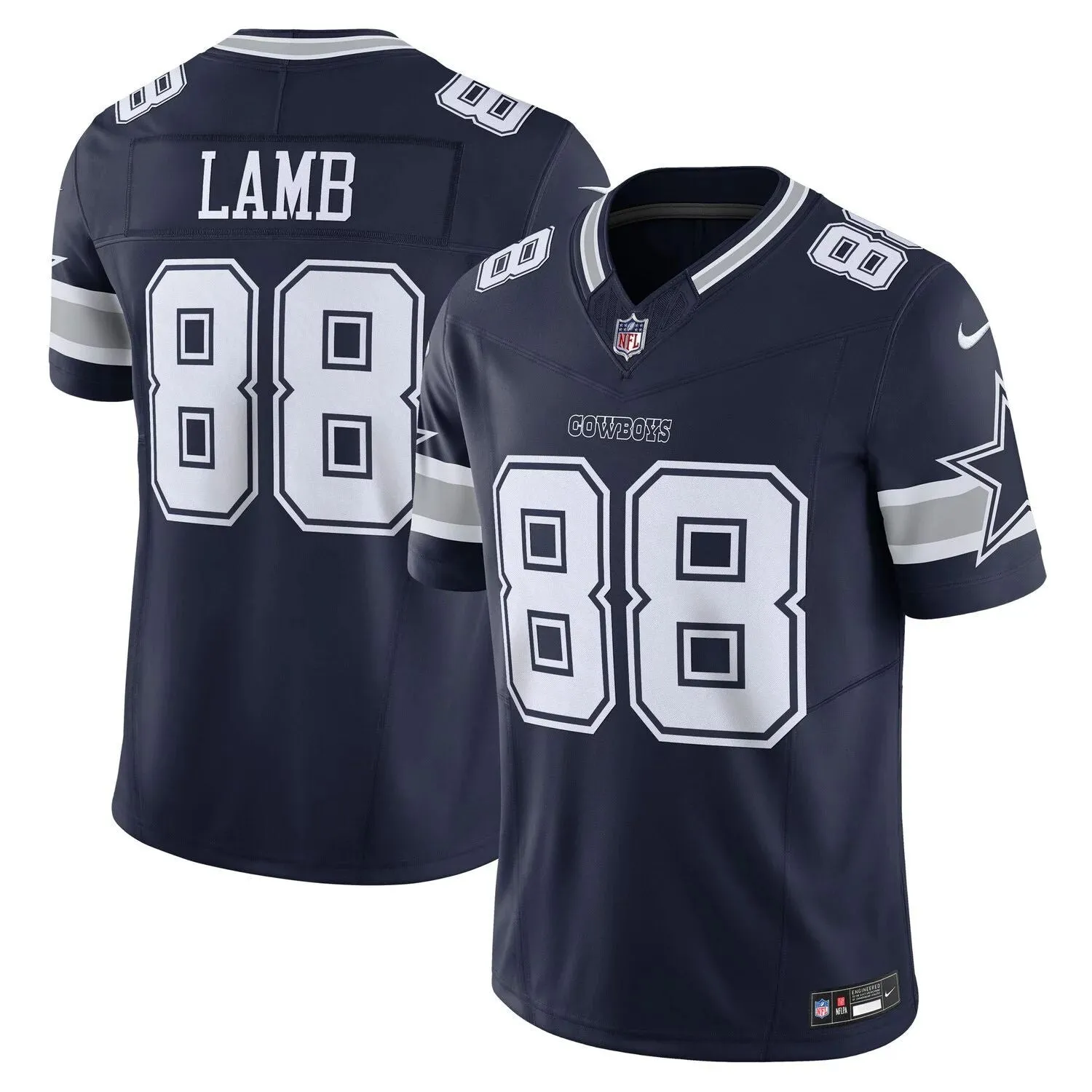 CeeDee Lamb Dallas Cowboys Vapor FUSE Limited Nike Men's Navy Tank Top