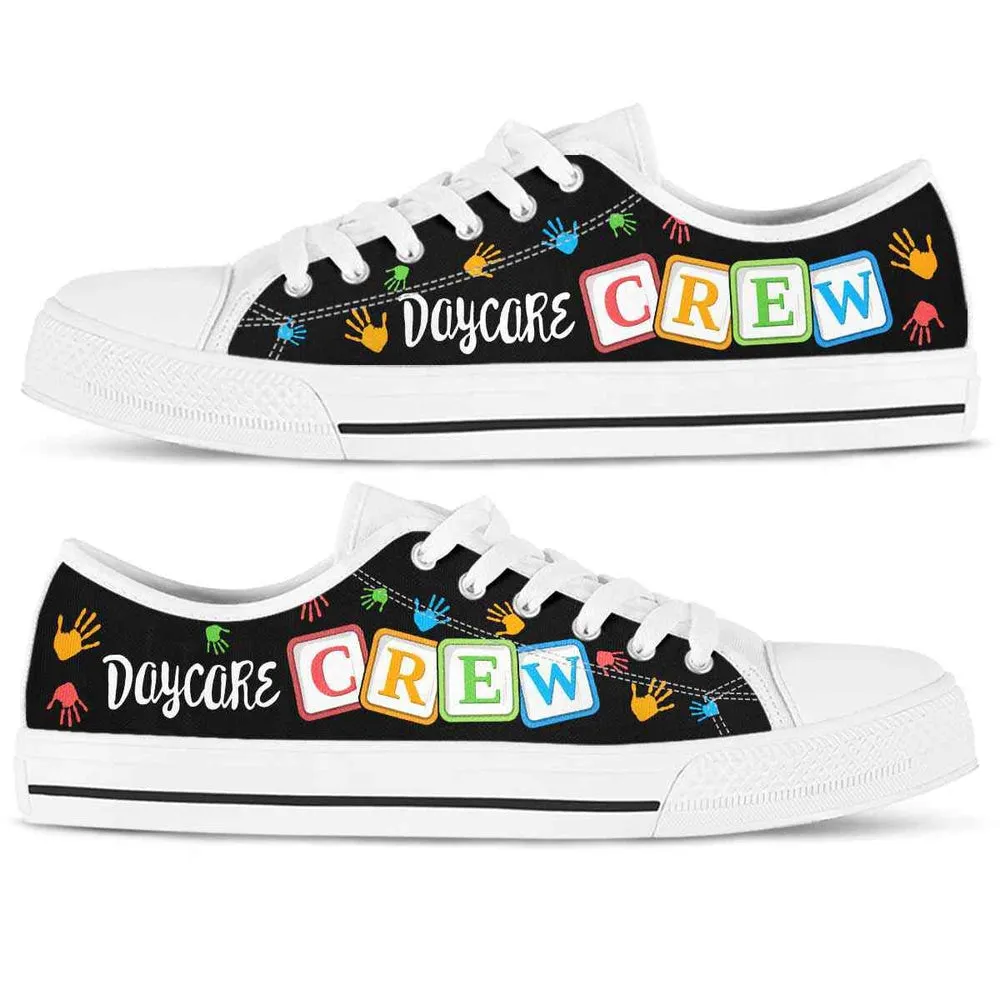 Daycare Teacher Daycare Crew Alphabet Low Top Shoes, Teacher Shoes, Low Top Sneakers