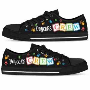 Daycare Teacher Daycare Crew Alphabet Low Top Shoes, Teacher Shoes, Low Top Sneakers