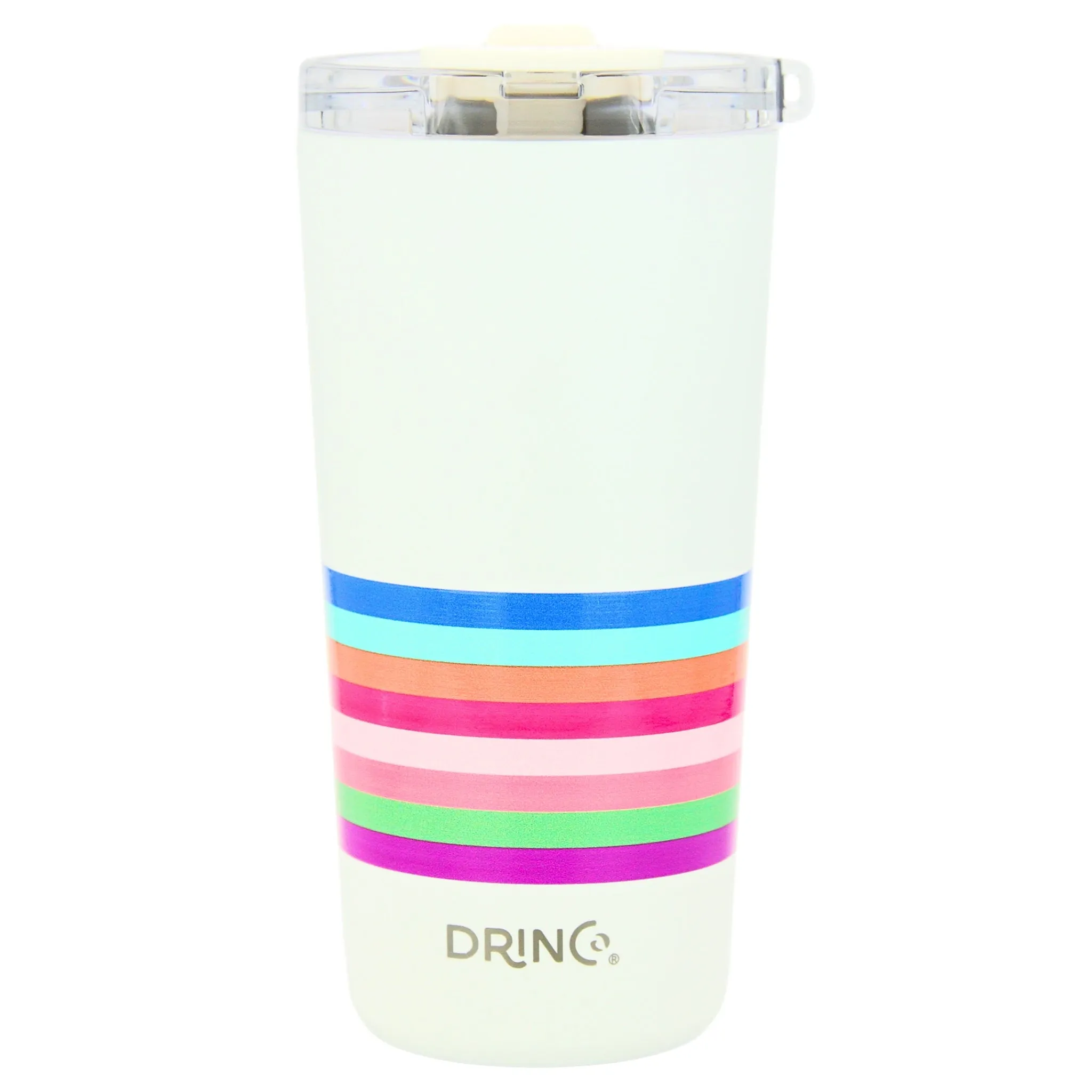 DRINCO®  Seattle 20oz Leakproof Tumbler with Straw - Stripe