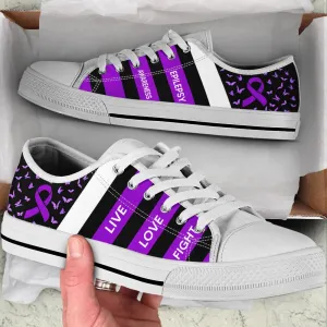 Epilepsy Shoes Plaid Low Top Shoes, Best Canvas Shoes, Low Top Sneaker