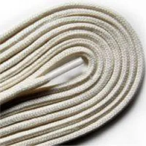 Fashion Thin Round Dress 1/8" Laces Custom Length with Tip - Vanilla Cream (1 Pair Pack) Shoelaces