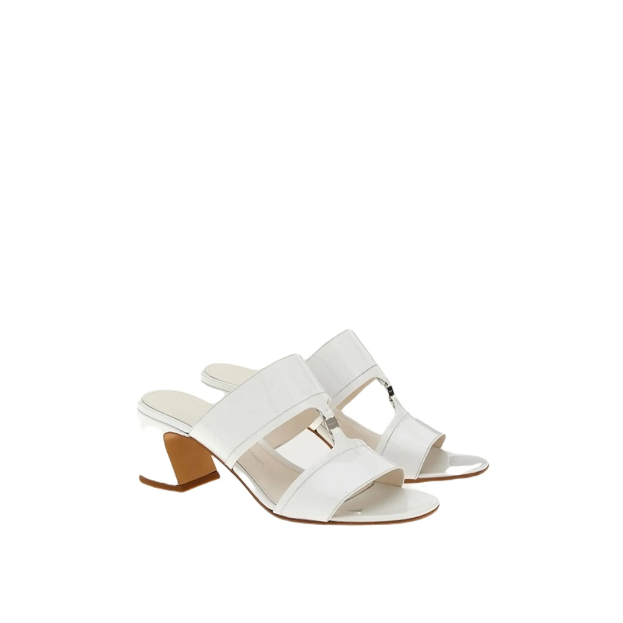 Ferragamo Tot 55 Women's Sandals White