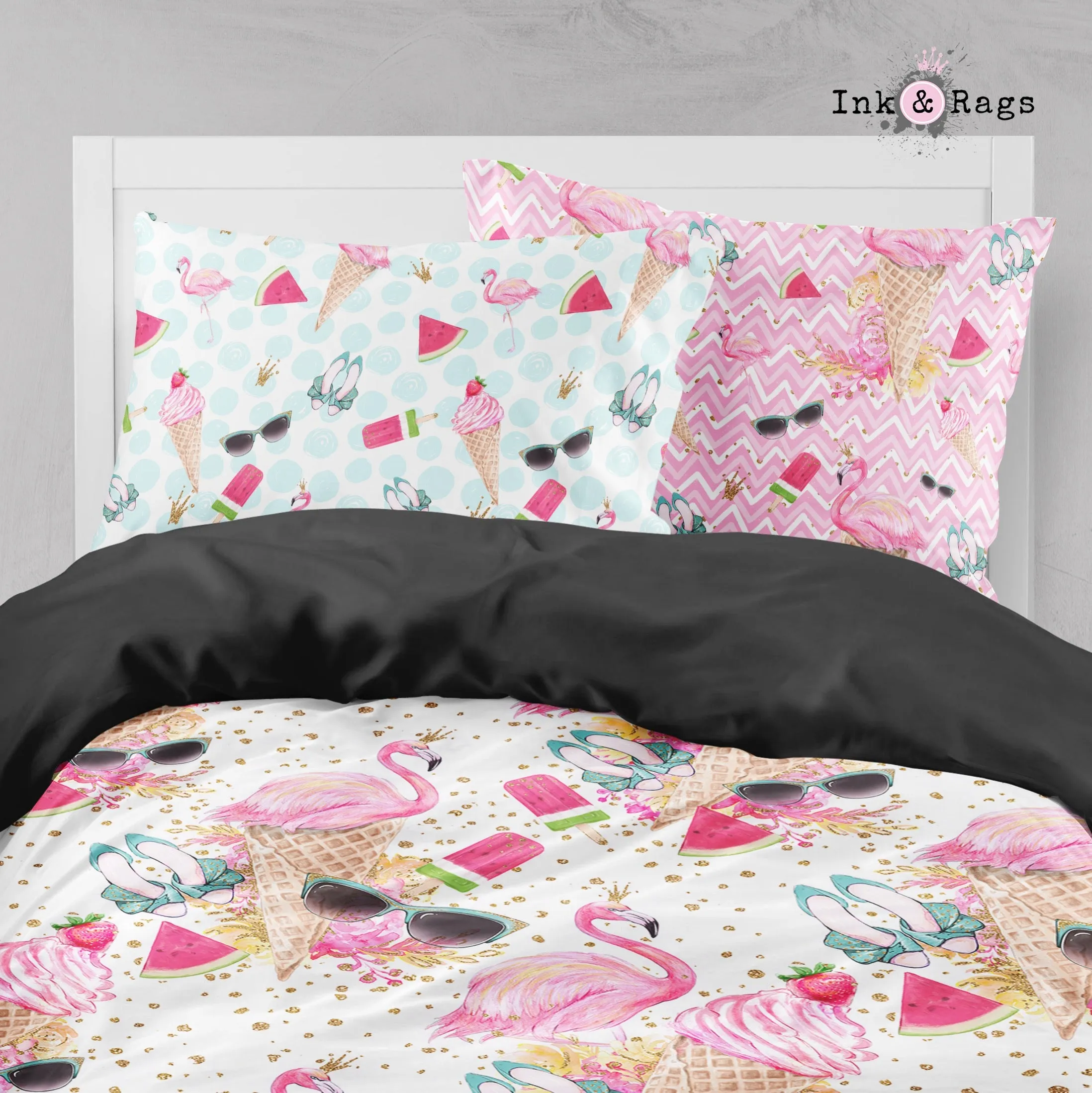 Flamingo Summer Big Kids Bedding Collection