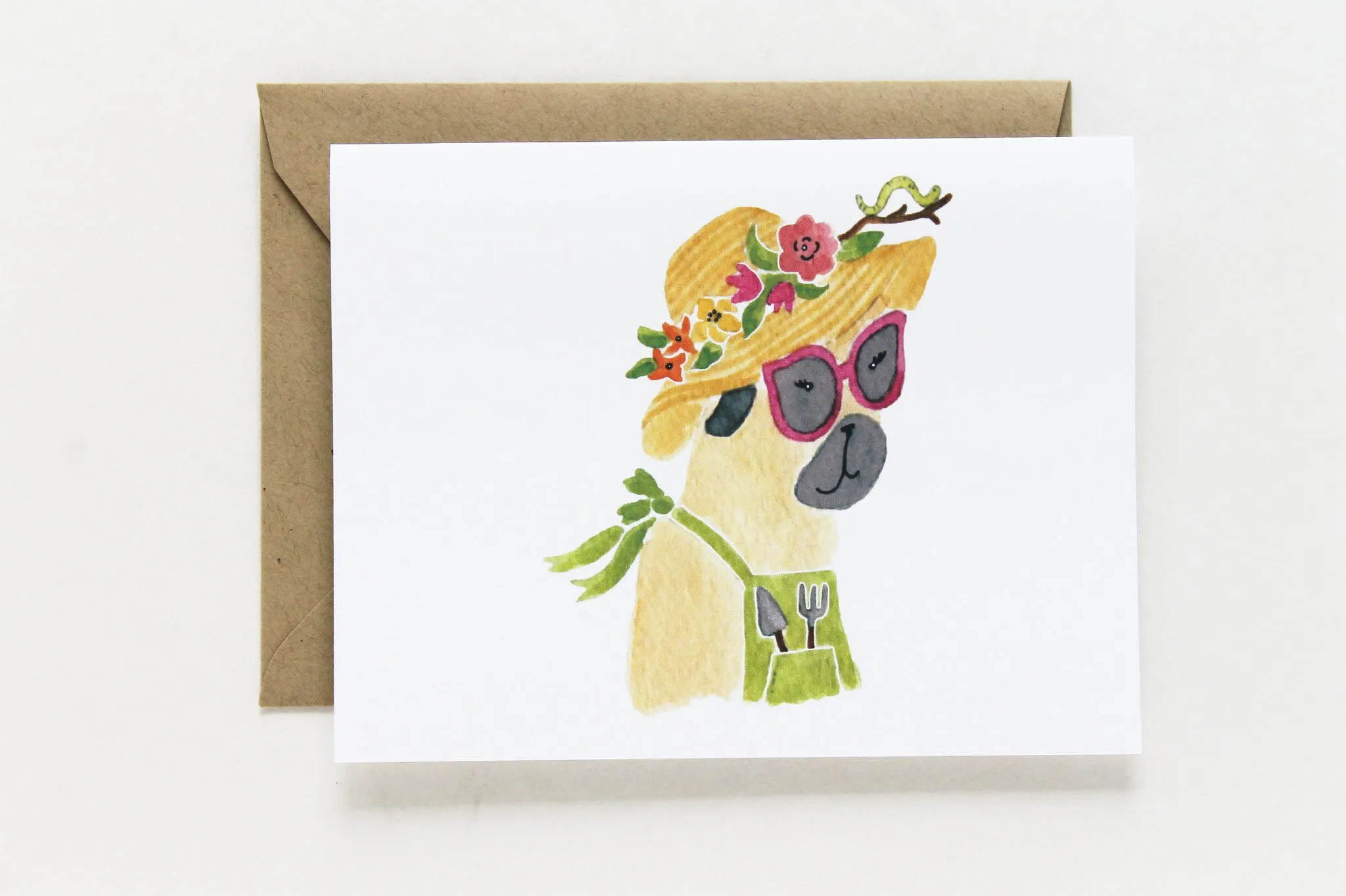 Gardener Pug Card