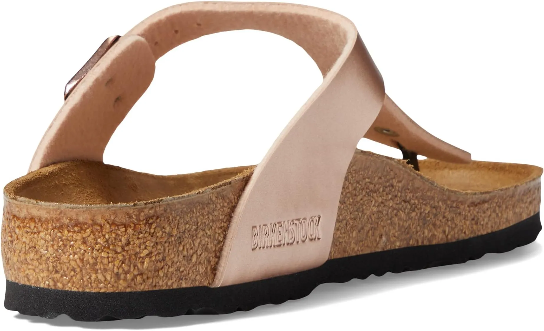 Gizeh slides - Birko-Flor & Birkibuc Birkenstock, Metallic Copper Birko-Flor