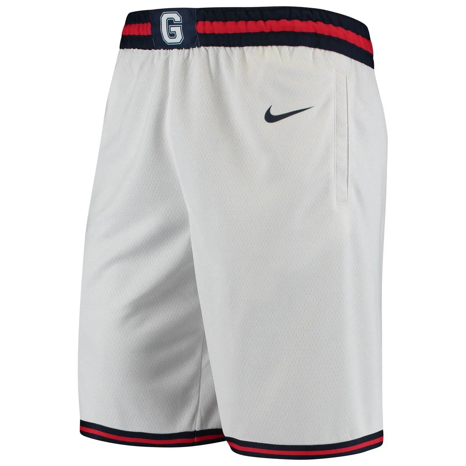 Gonzaga Bulldogs Limited Performance Nike Men's White Basketball Shorts