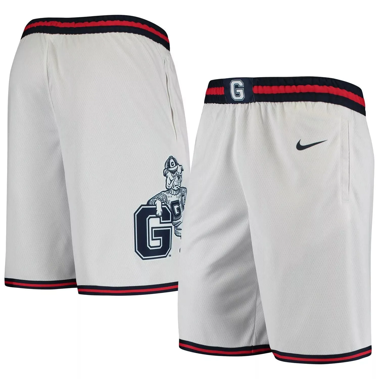 Gonzaga Bulldogs Limited Performance Nike Men's White Basketball Shorts