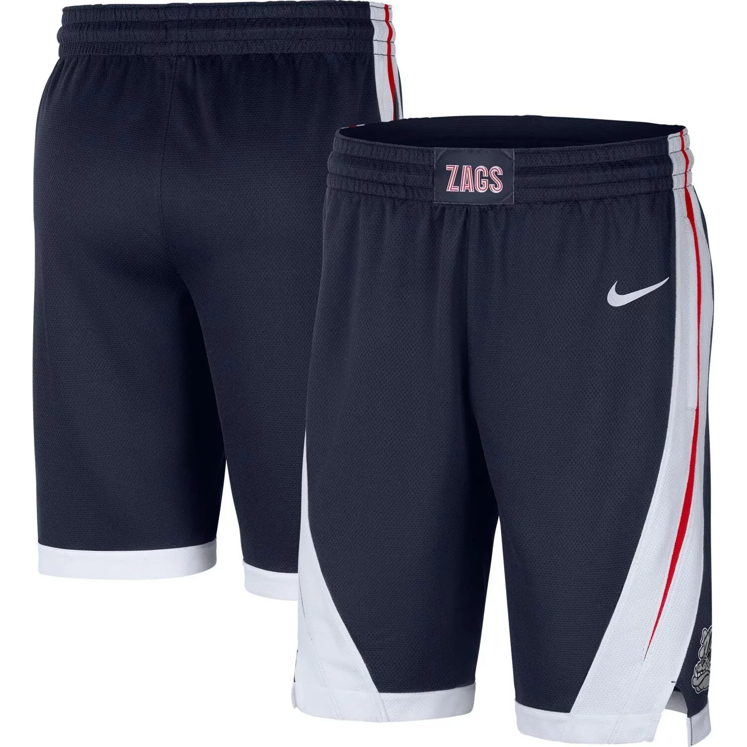 Gonzaga Bulldogs Replica Performance Nike Men's Navy Basketball Shorts