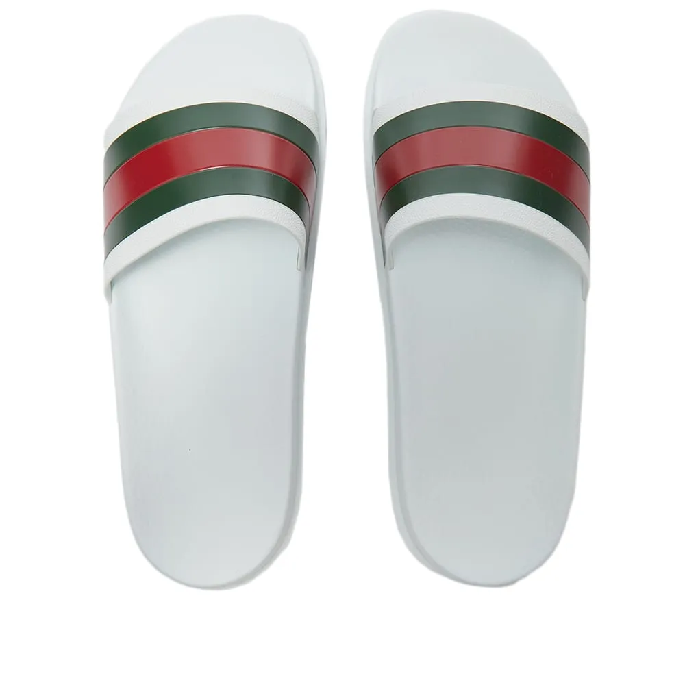 Gucci Pursuit Trek Web Rubber Slide Slides