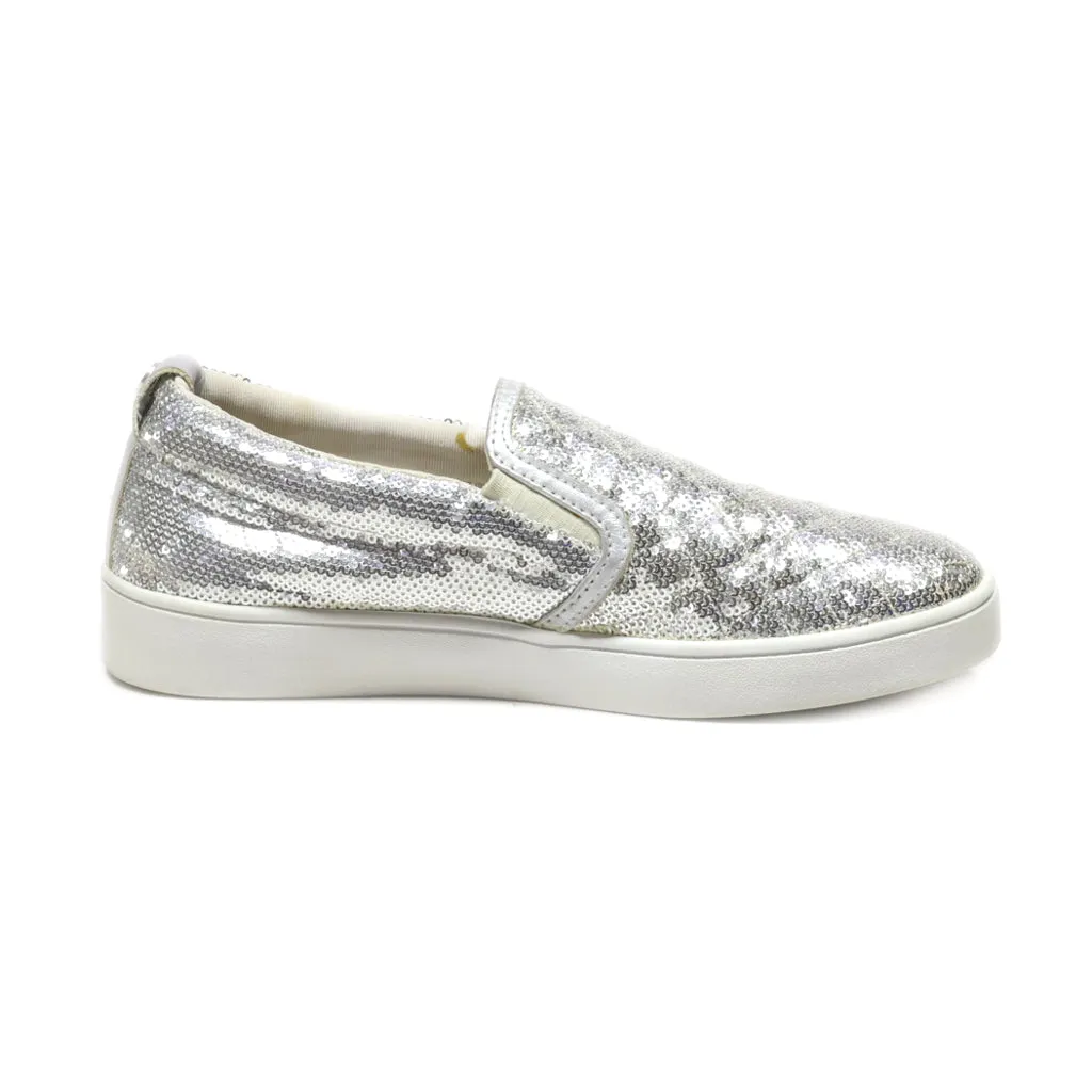 Guess Low-Top Sneakers Fabric Silver Colour For Women