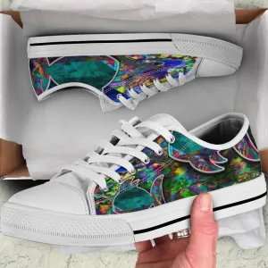 Hippie Passion Boho Low Top Shoes, Low Top Sneaker, Low Top Canvas Shoes