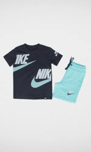 Kids Cotton Set-Nike (Dark Blue)