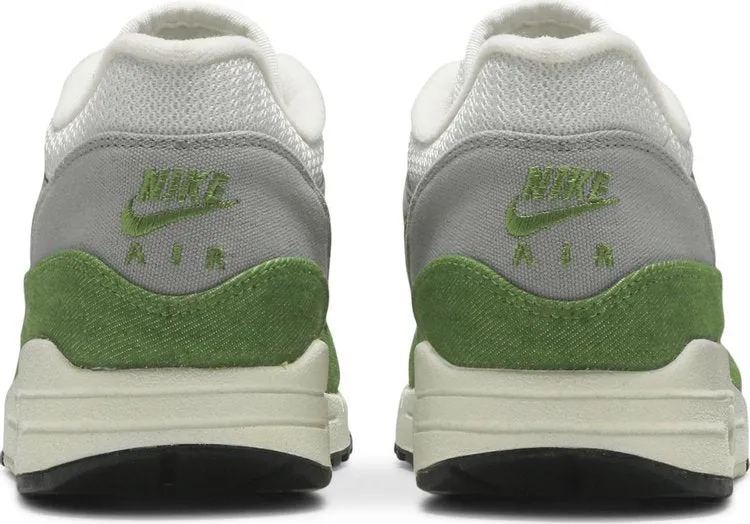 Limited edition Nike Patta x Air Max 1 Premium 'Chlorophyll' sneakers, green