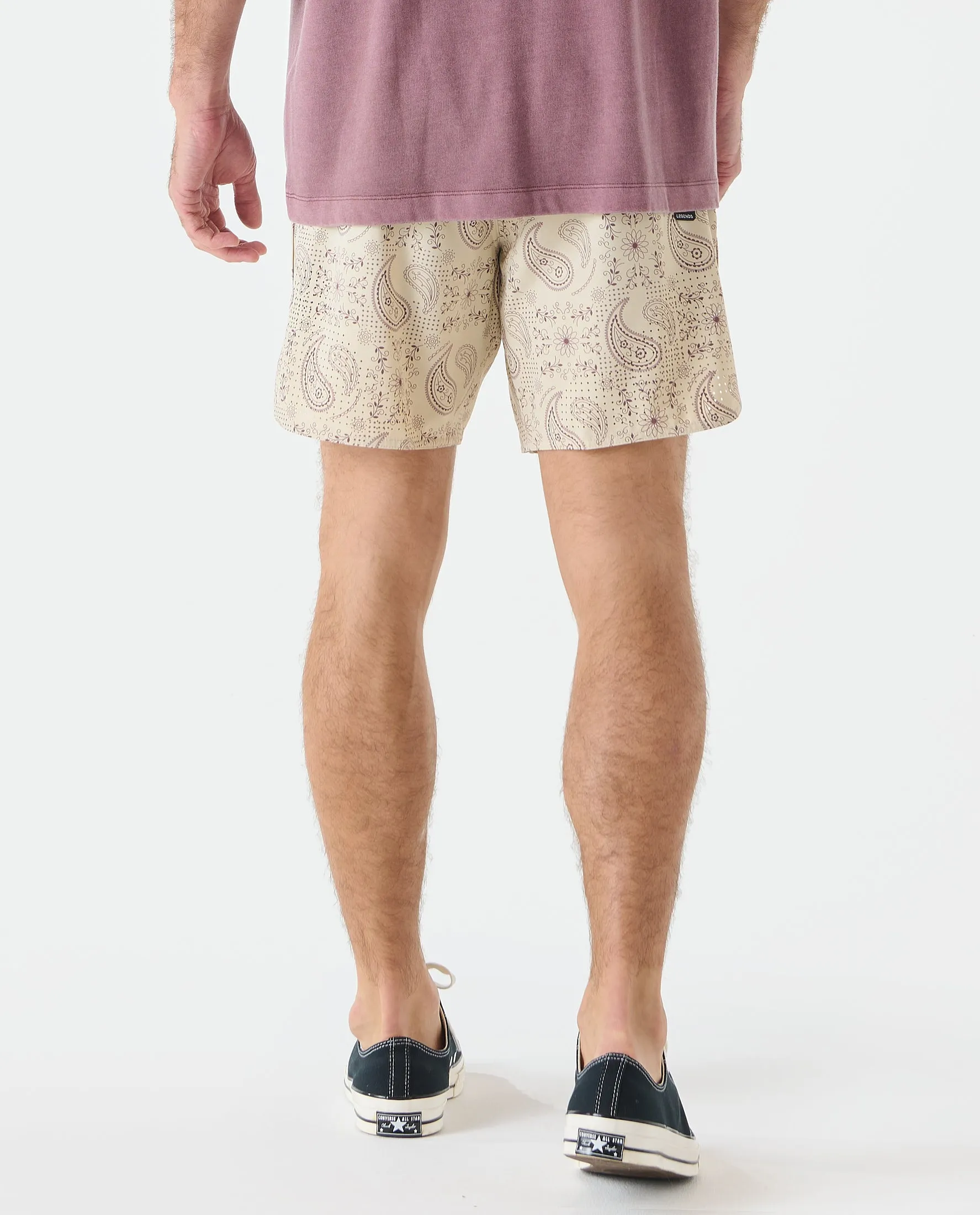 Luka Short Indio Paisley Dune