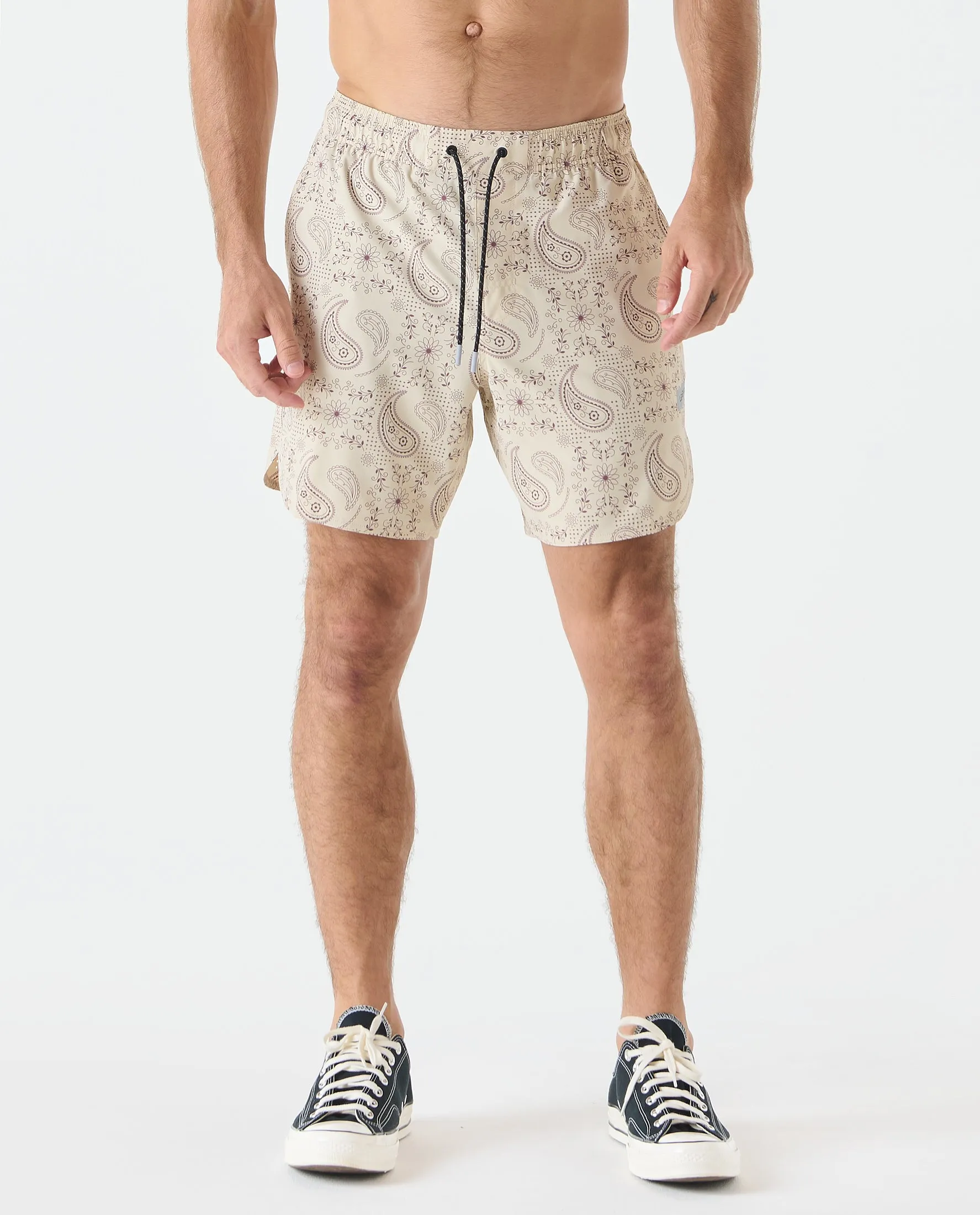 Luka Short Indio Paisley Dune