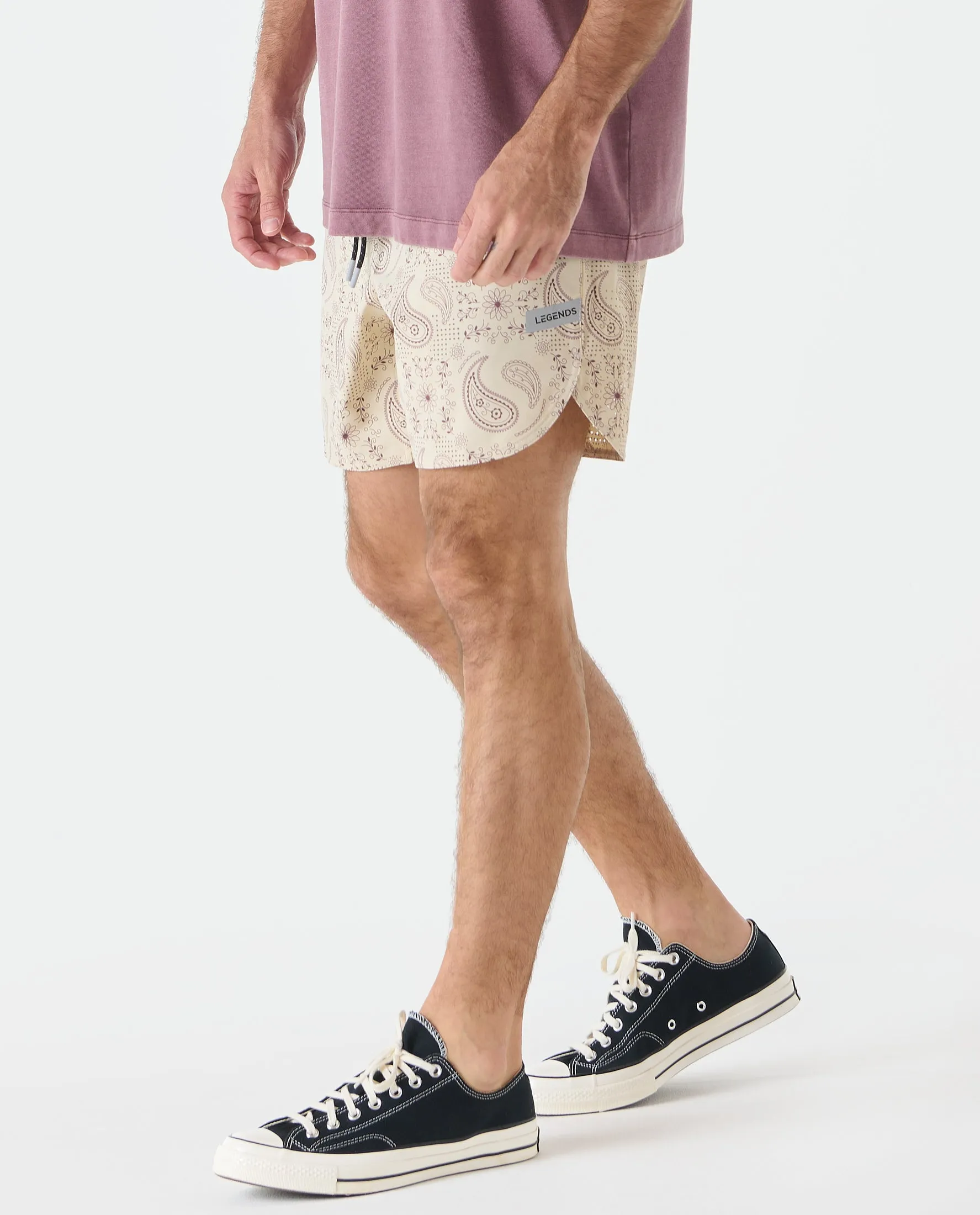 Luka Short Indio Paisley Dune