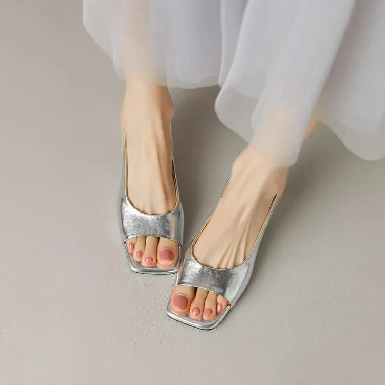 Medium Heel Summer Sandals