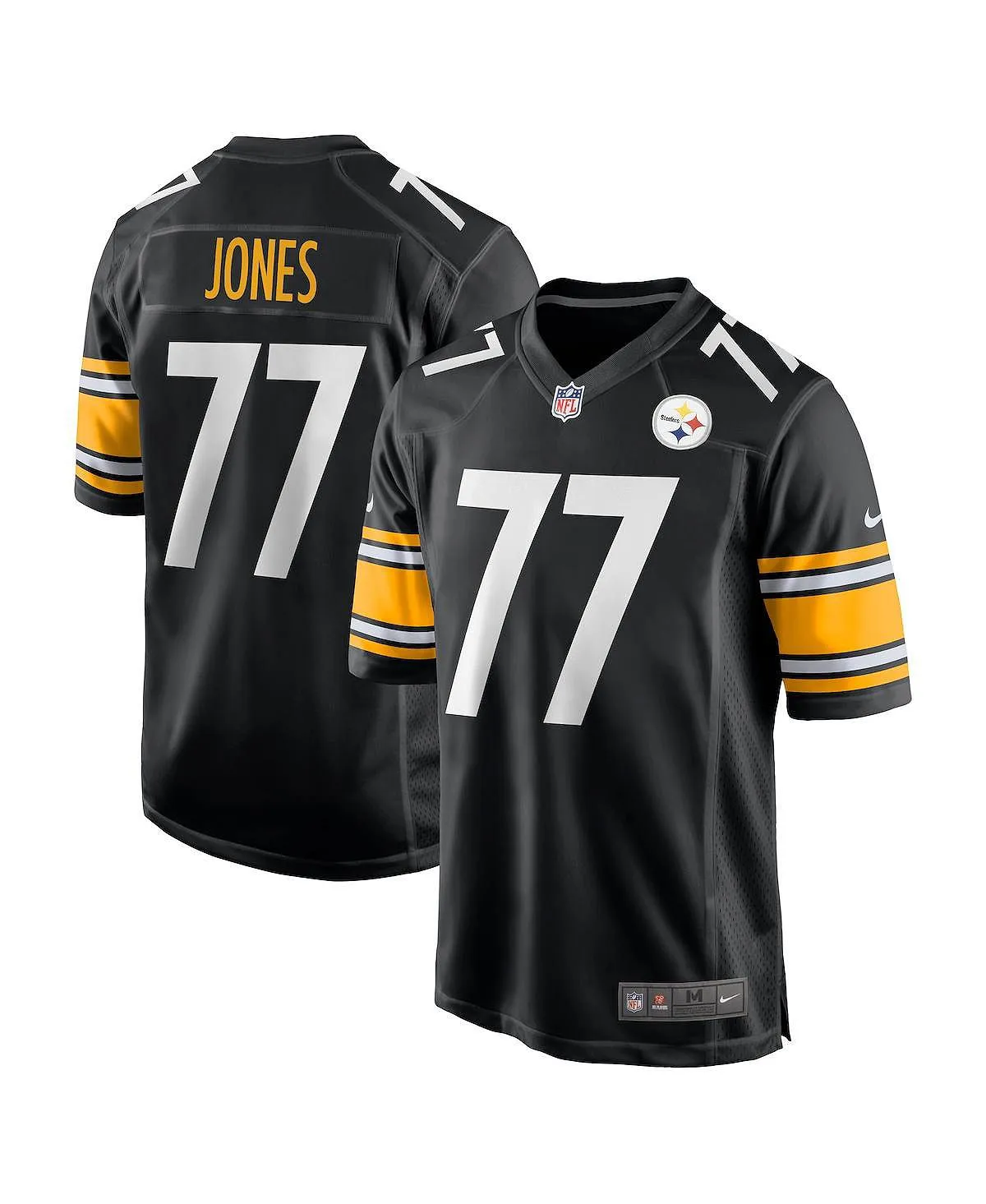 Men's Broderick Jones Pittsburgh Steelers 2023 NFL Draft Jersey Nike first round pick