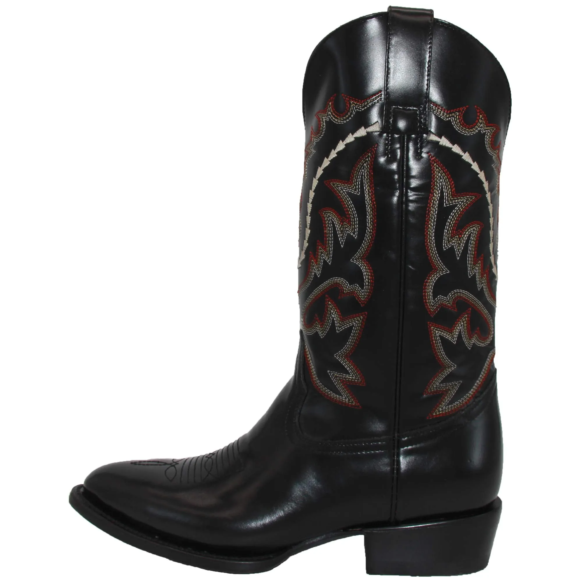 Mens Genuine Leather Chameleon Design Western Cowboy Boot