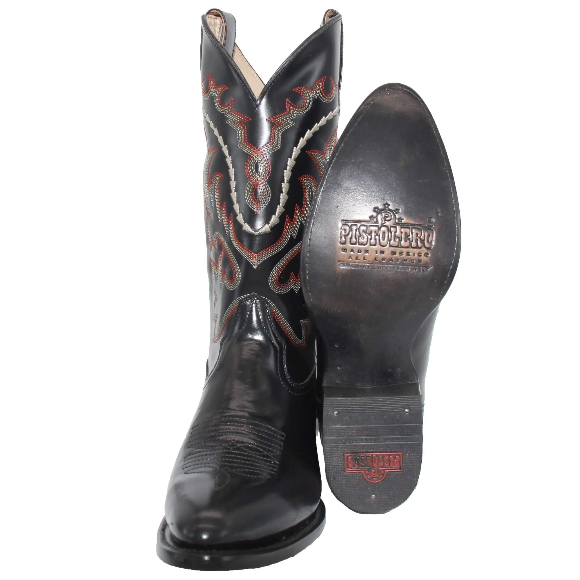 Mens Genuine Leather Chameleon Design Western Cowboy Boot