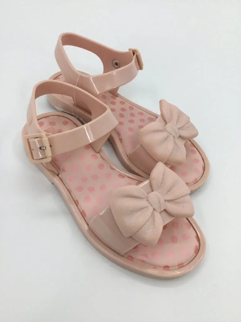 Mini Melissa Child Size 13 Pink Sandals/Flip Flops