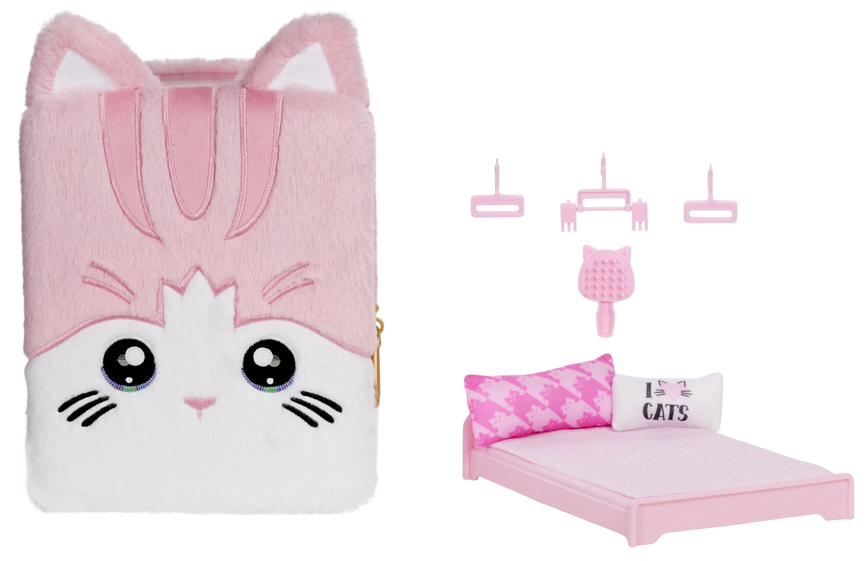 Na! Na! Na! Surprise 3 In 1 Series 3 Backpack Bedroom Pink Kitty