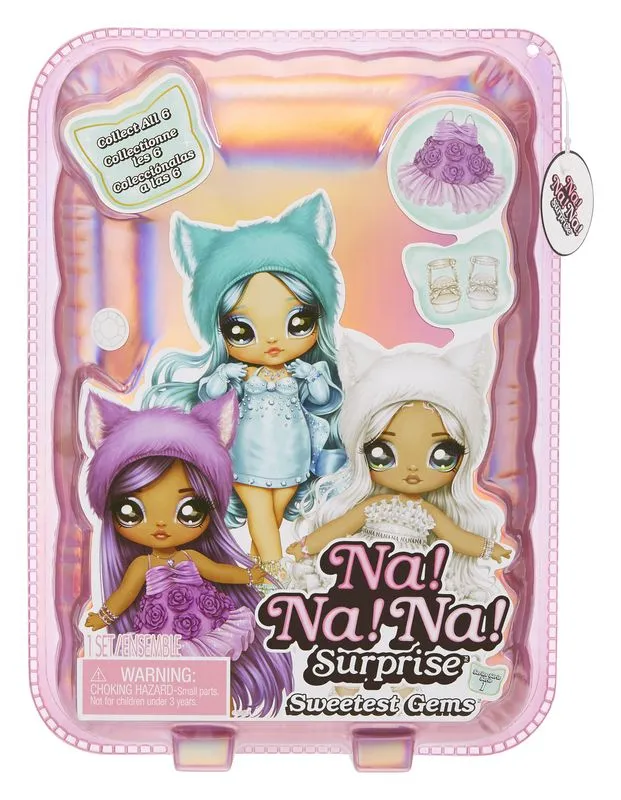 Na! Na! Na! Surprise Sweetest Gems Fashion Doll Series 1 April Sparkles