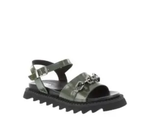 Neo Olive Sandal in Green