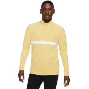 Nike Nk Df Academy21 Drill Top Yellow Sweatshirt Cw6110 700 Xl