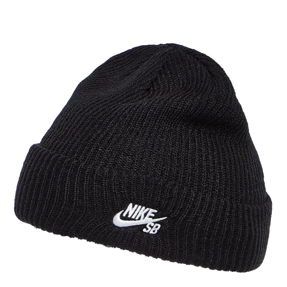 Nike Sb Fisherman Beanie Black/White