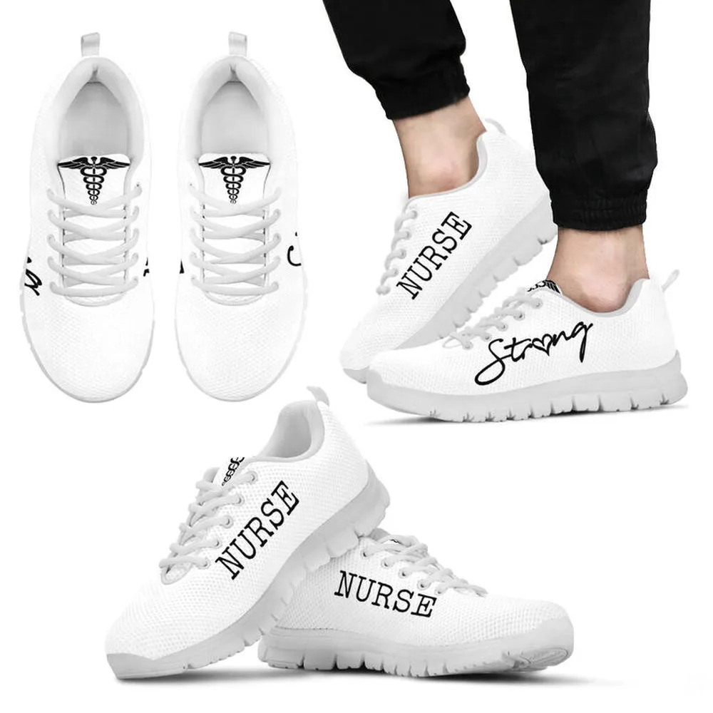 Nurse Sneaker, Nurse-Strong White Sneakers Shoes, Best Shoes For Nurses